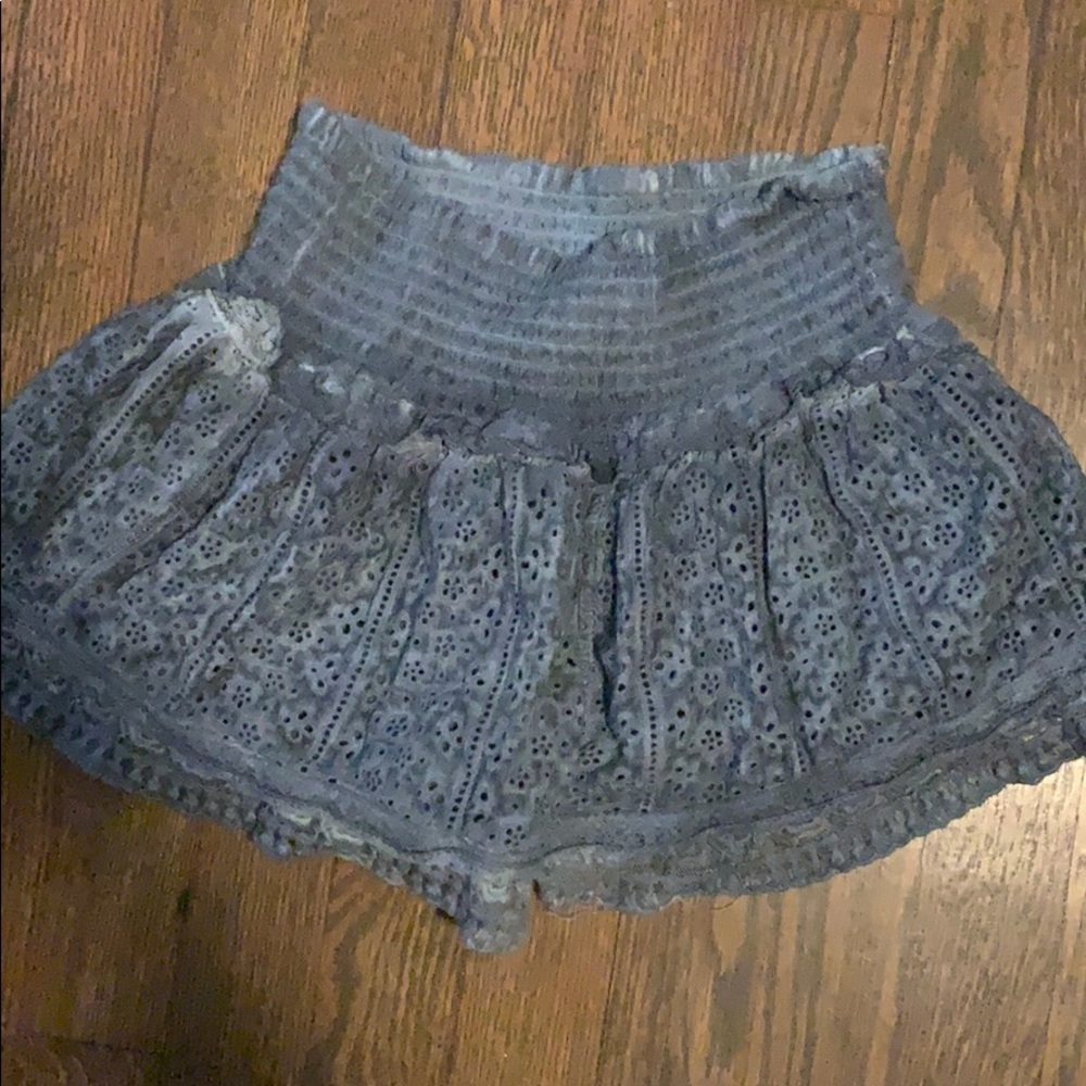 Surf gypsy blue lace shorts
